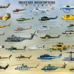 Buy 🎉 Eurographics 1000 Pieces Military Helicopters ⭐