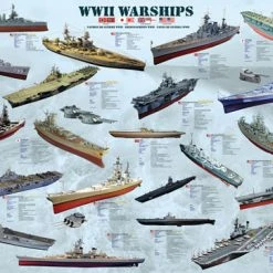 Top 10 💯 Eurographics 1000 Pieces World War II War Ships 👏