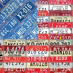 New 👍 Ceaco 550 Pieces Land Of The Free - USA License Plates 🌟