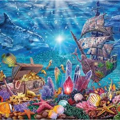 Best Sale ✔️ Ceaco 1000 Pieces Ocean Magic - Treasures Of The Sea 🔔