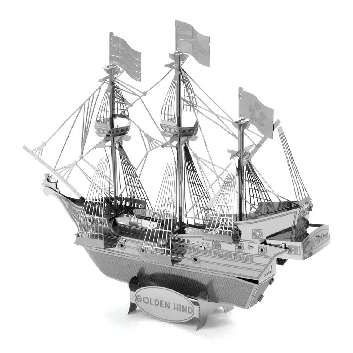 Cheapest ✔️ Metal Earth Pieces Golden Hind Ship 🎉