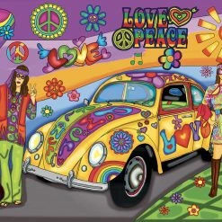 Best deal 👏 Jacarou Puzzles 1000 Pieces Peace And Love ⌛