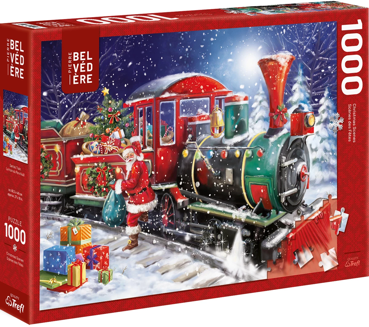 Best Sale โ๏ธ Pierre Belvedere 1000 Pieces Santa's Train ๐ฅฐ - Image 2