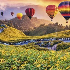Brand new ❤️ Pierre Belvedere 1000 Pieces Hot Air Balloons 🎁