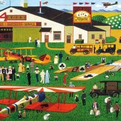 Coupon 😀 Buffalo Games 1000 Pieces Four Aces Flying School ✔️