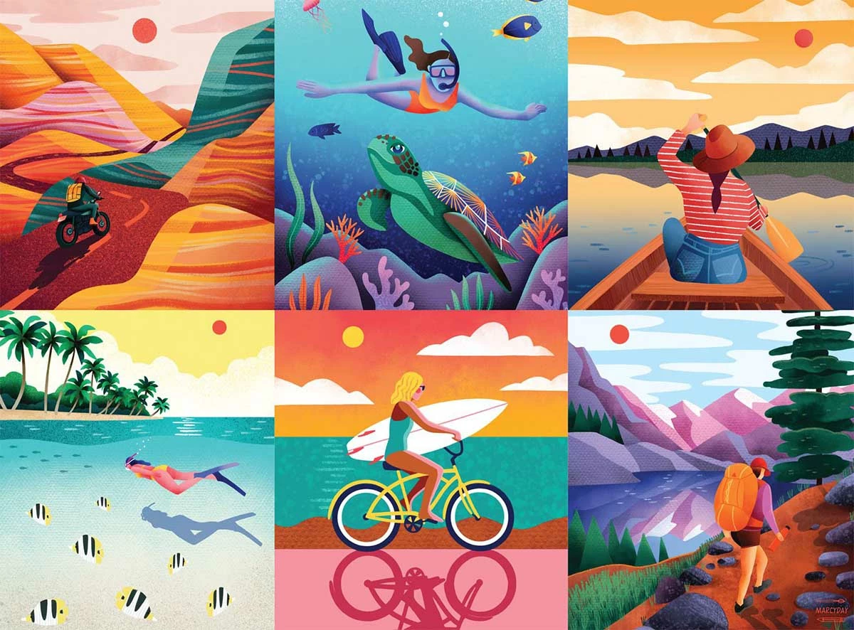 Best Sale π Buffalo Games 1000 Pieces Wanderlust β¨