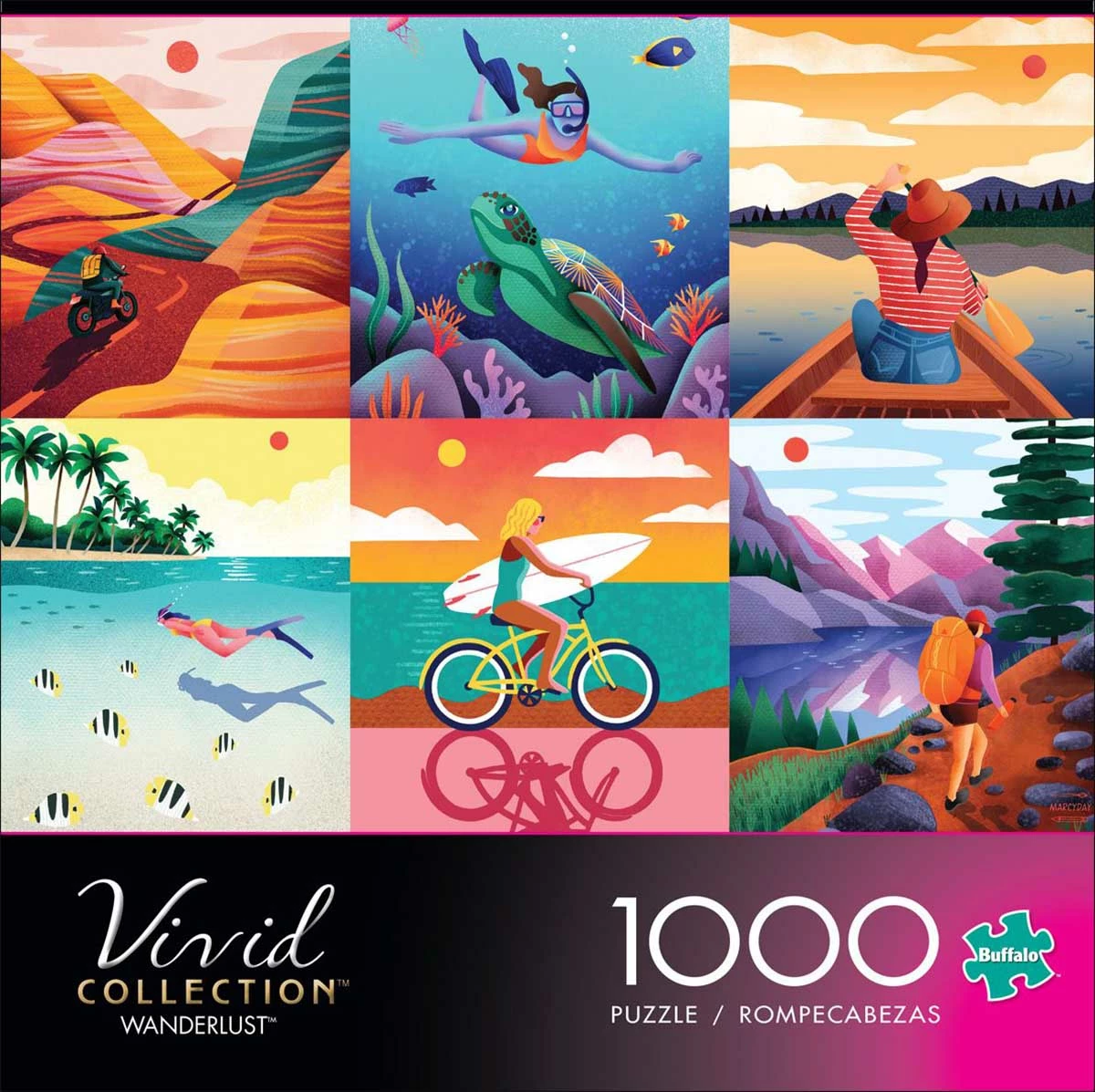 Best Sale π Buffalo Games 1000 Pieces Wanderlust β¨ - Image 2