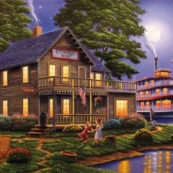 Buy 💯 Buffalo Games 1000 Pieces Riverboat 🌟