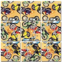 Best Pirce 🎉 Scramble Squares 9 Pieces Classic Motorcycles 😉