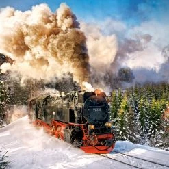 Brand new ⭐ Castorland 1000 Pieces Steam Train 👍