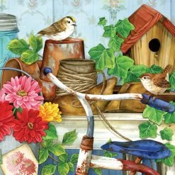 Hot Sale ๐ฏ SunsOut 500 Pieces The Old Garden Shed ๐