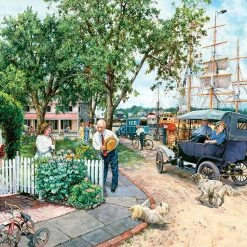 Cheapest 💯 Goodway Puzzles 550 Pieces Rivertown 🎉