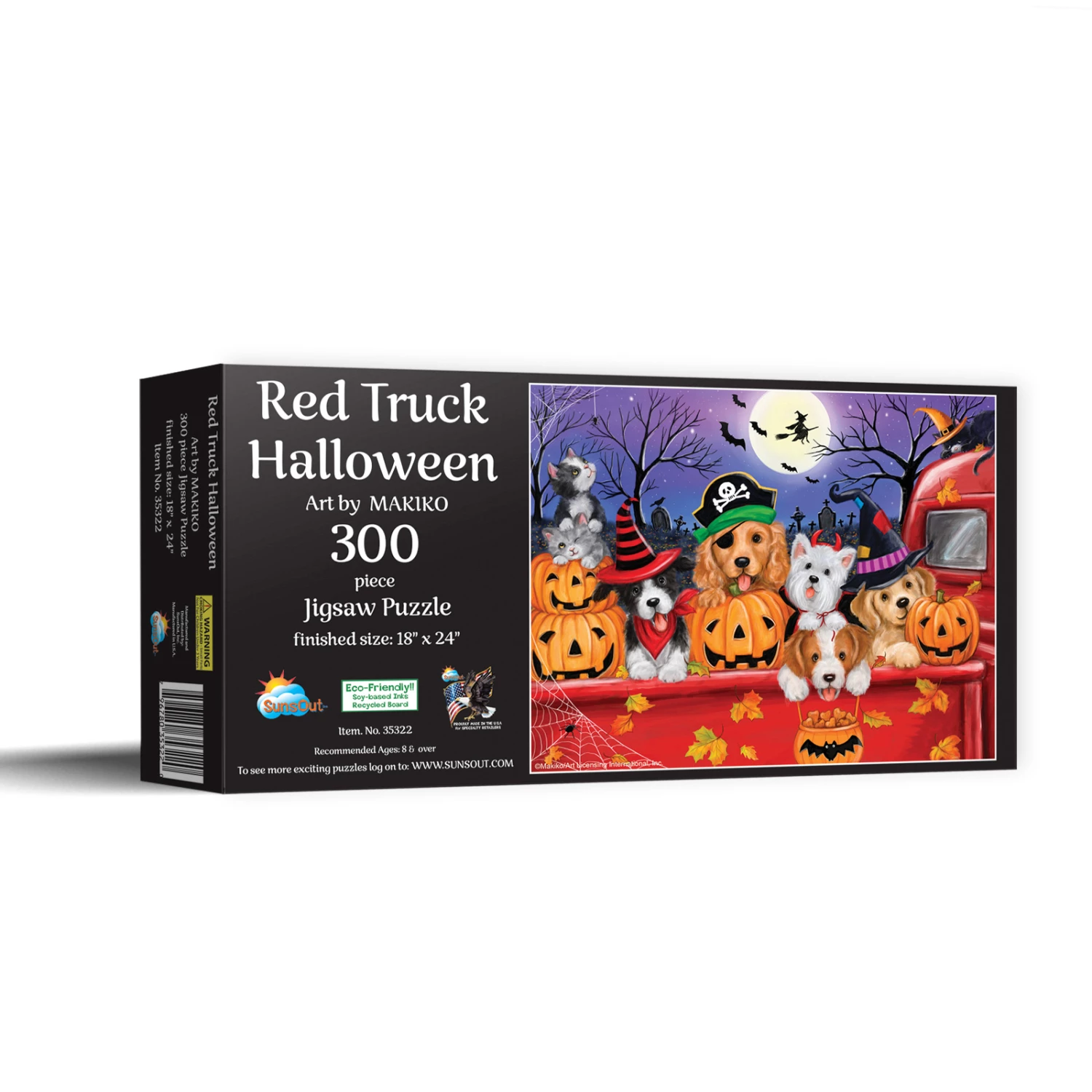 Buy โค๏ธ SunsOut 300 Pieces Red Truck ๐ฆ Halloween ๐ฏ - Image 2