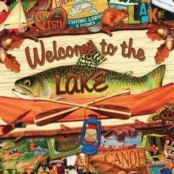 Best deal 💯 Willow Creek Press 1000 Pieces Welcome To The Lake 😉