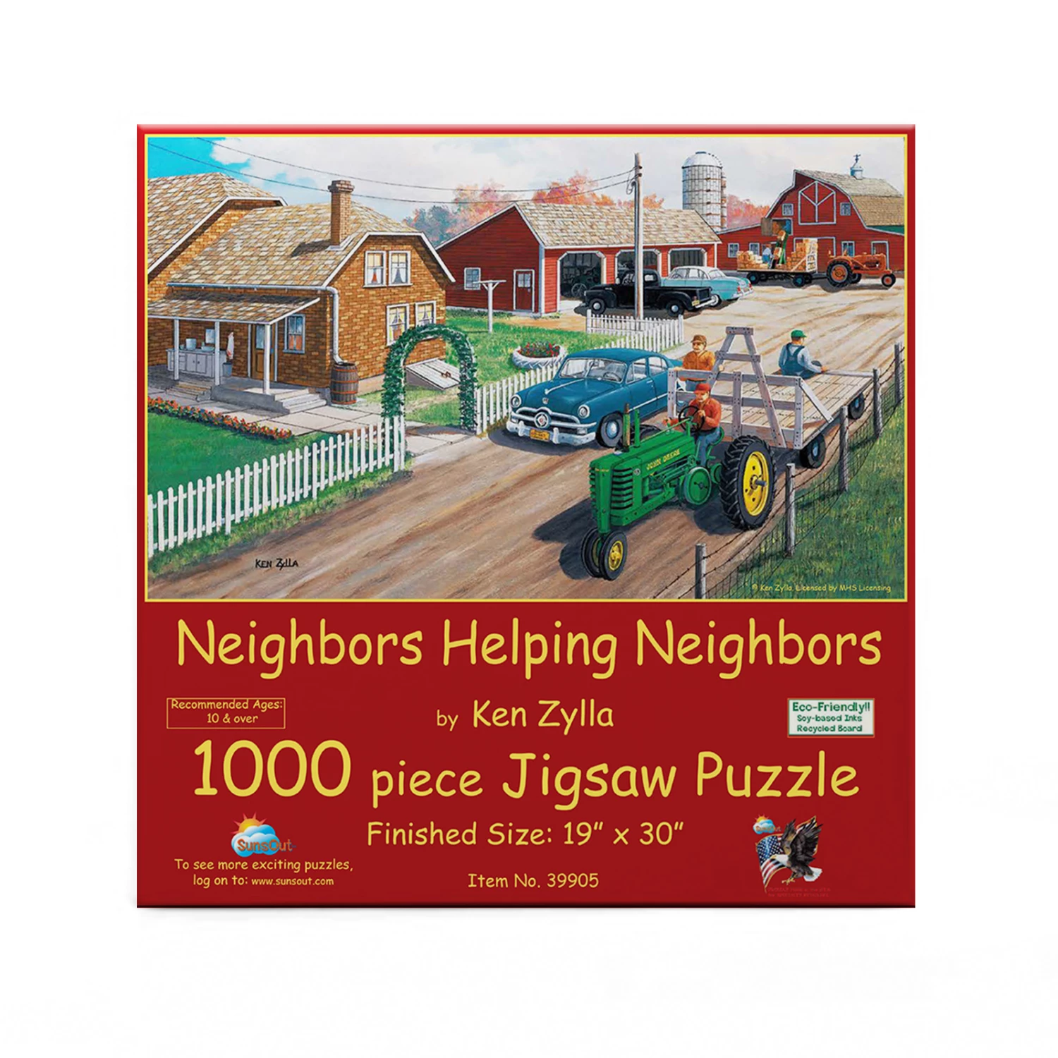 Buy 💯 SunsOut 1000 Pieces Neighbors Helping Neighbors ⭐ - Image 3