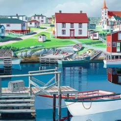 Promo 😉 Ravensburger 1000 Pieces Greenspond Harbor 🌟