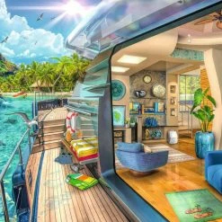 Buy ๐ Ravensburger 1000 Pieces Tropical Island Charter ๐