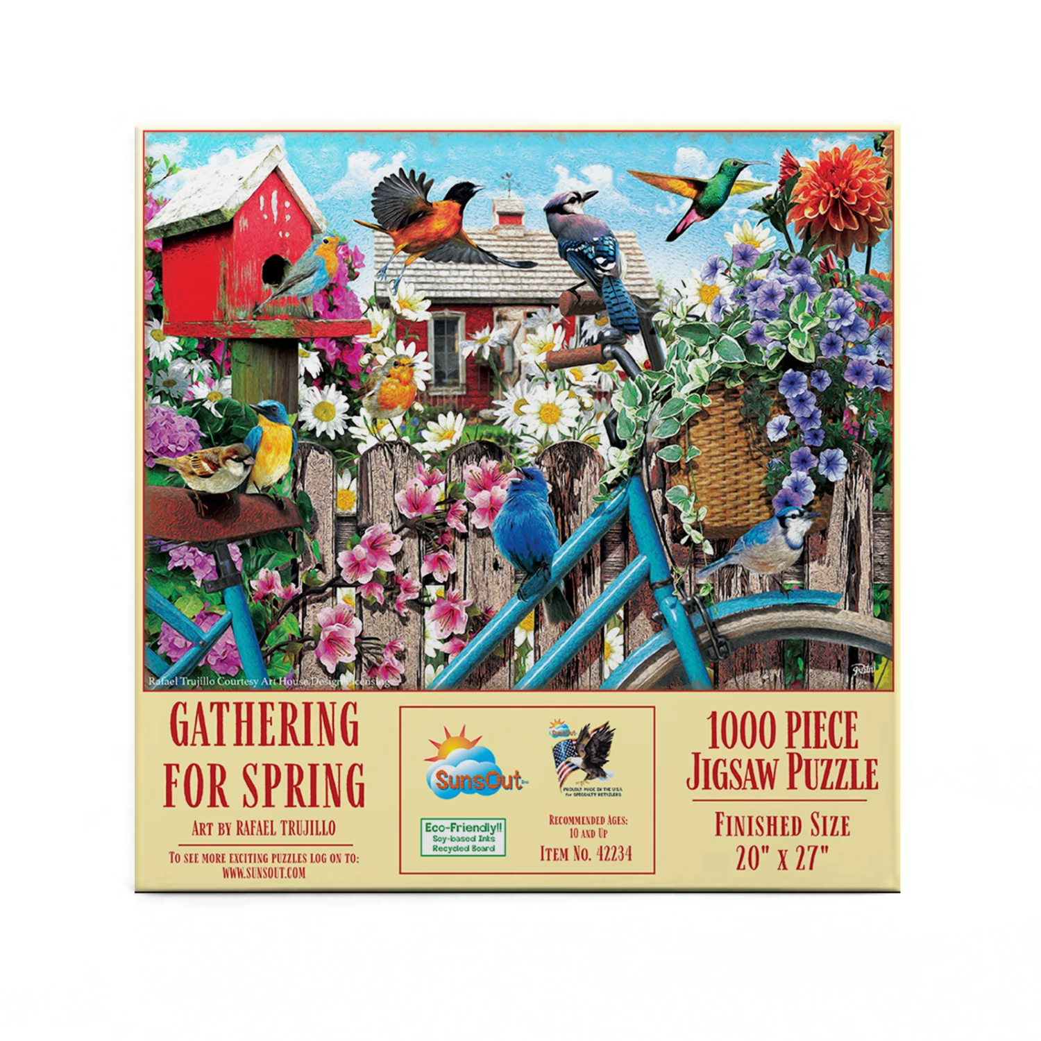 New π― SunsOut 1000 Pieces Gathering For Spring β¨ - Image 3
