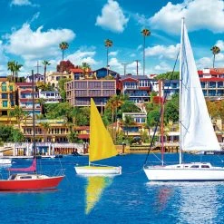 Coupon ✔️ Kodak 350 Pieces Recreational Sailboats Newport Bay At Newport Beach, CA ✔️