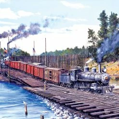 Best deal 😀 SunsOut 550 Pieces Crossing Columbia 🥰