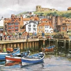 Outlet 🎉 Gibsons 636 Pieces Whitby Harbour 🛒