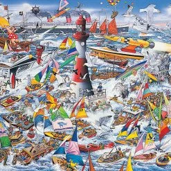 Best Sale ⌛ Gibsons 1000 Pieces I Love Boats 😀