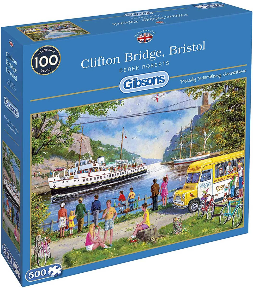 Outlet π Gibsons 500 Pieces Clifton Bridge, Bristol 𧨠- Image 2