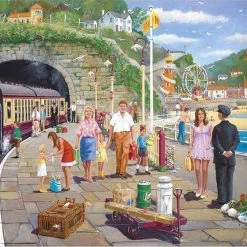 Best deal 🌟 Gibsons 636 Pieces Seaside Train 💯