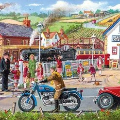 Outlet ✔️ Gibsons 636 Pieces Railroad Crossing 👍