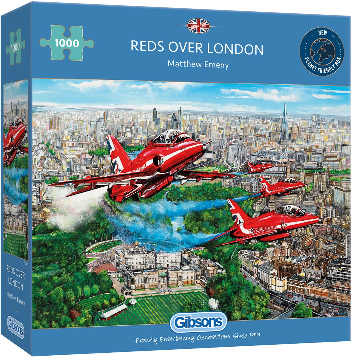 Cheap ๐ Gibsons 1000 Pieces Reds Over London โญ - Image 2