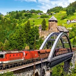 Buy ๐ Castorland 500 Pieces Train On The Bridge โค๏ธ