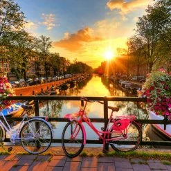 Cheap 🧨 Wooden City Varies Pieces Bicycles Of Amsterdam ⭐