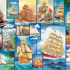 Best Pirce 👏 Wooden City Varies Pieces Sailing Ships 😉