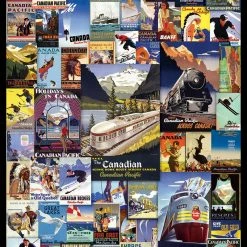 Promo 🔔 Eurographics 1000 Pieces Canadian Pacific - Railroad Adventures 🛒