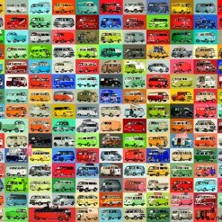 Hot Sale 😀 Eurographics 1000 Pieces The Volkswagon Groovy Bus ✨