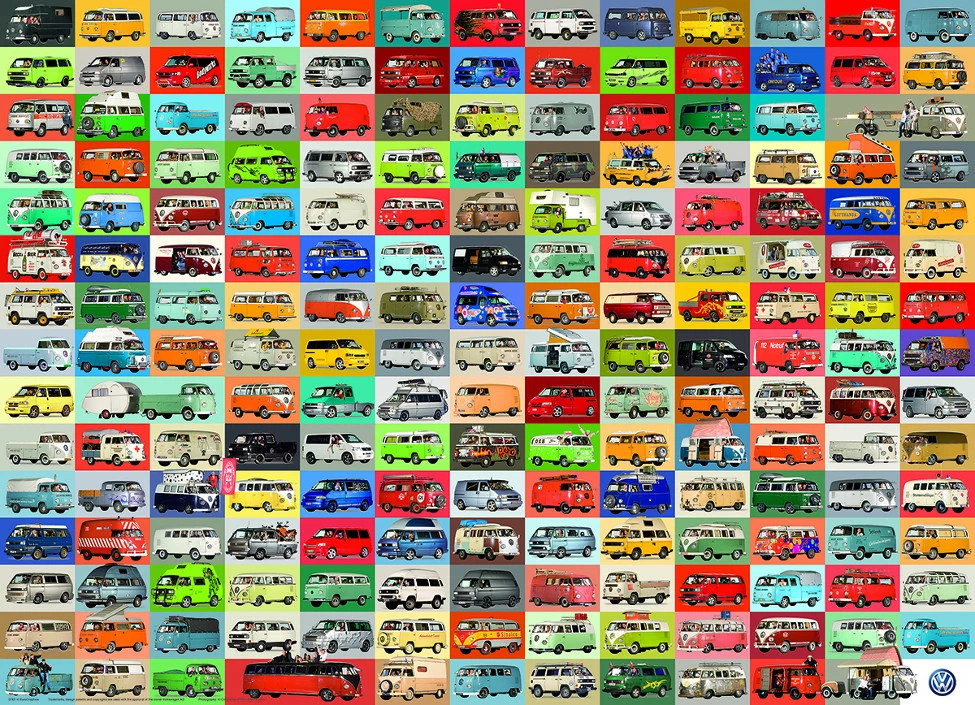 Hot Sale ๐ Eurographics 1000 Pieces The Volkswagon Groovy Bus โจ