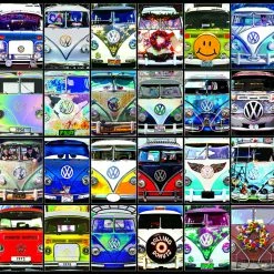 Best Pirce 🛒 Eurographics 1000 Pieces VW Cool Faces 😍