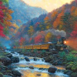 Flash Sale 👏 Cobble Hill 1000 Pieces Smoky Train 👍