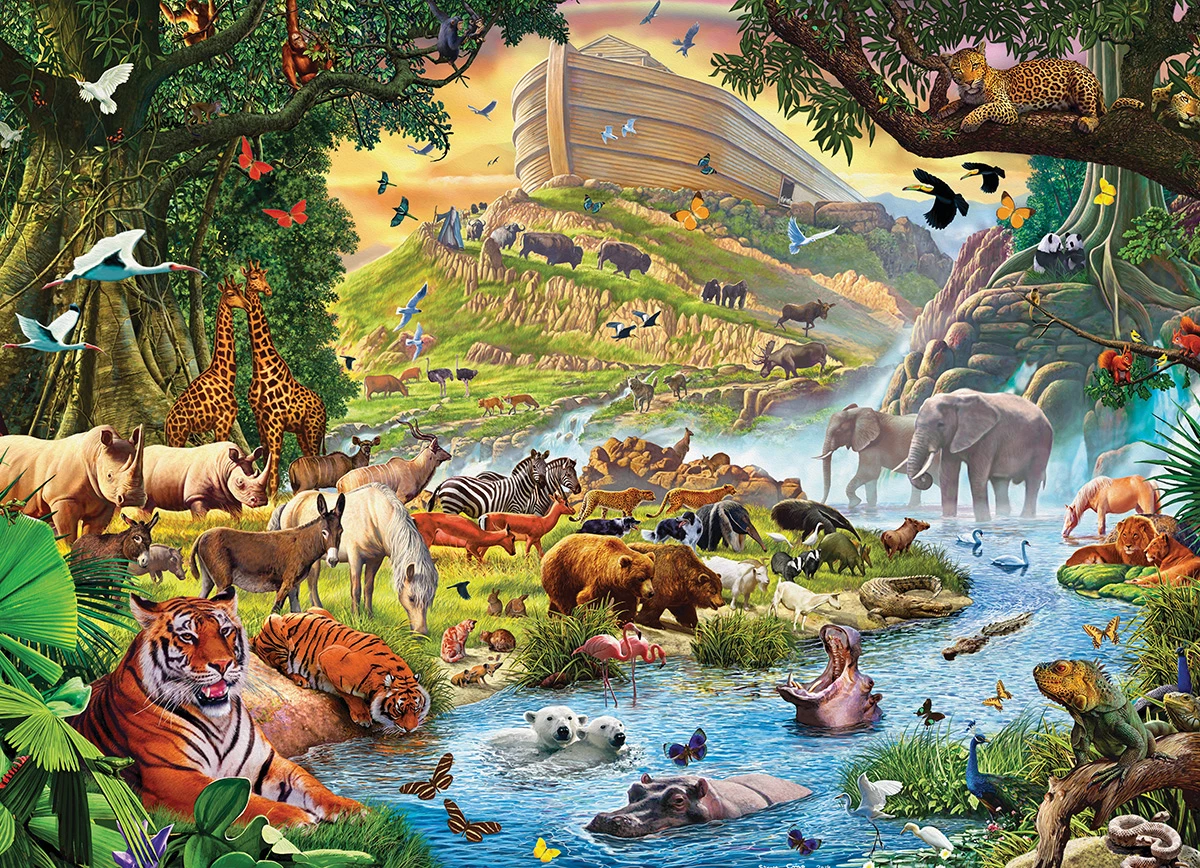 Cheap โค๏ธ Eurographics 300 Pieces Noah's Ark, Before The Rain ๐