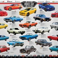 Wholesale 🎉 Eurographics 1000 Pieces American Muscle Car Evolution 👍