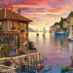 Budget 💯 Eurographics 1000 Pieces Mediterranean Harbor ⌛