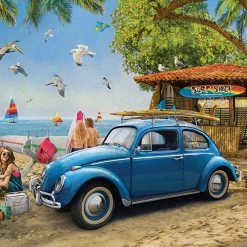 Brand new 🤩 Eurographics 1000 Pieces VW Beetle Surf Shack ⭐
