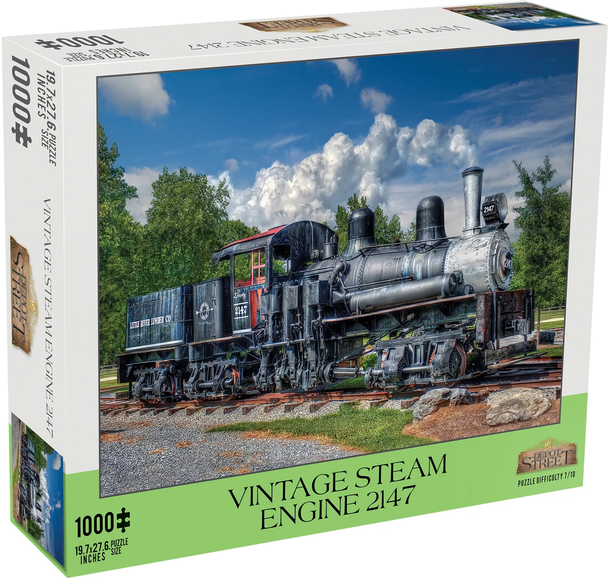 Coupon โ๏ธ Mchezo Puzzles 1000 Pieces Vintage Steam Engine 2147 Puzzle ๐งจ - Image 2