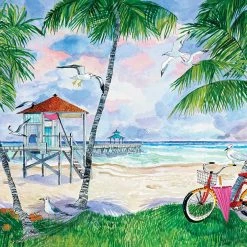 Best reviews of ✔️ Heritage Puzzles 550 Pieces Bike To The Beach ⭐