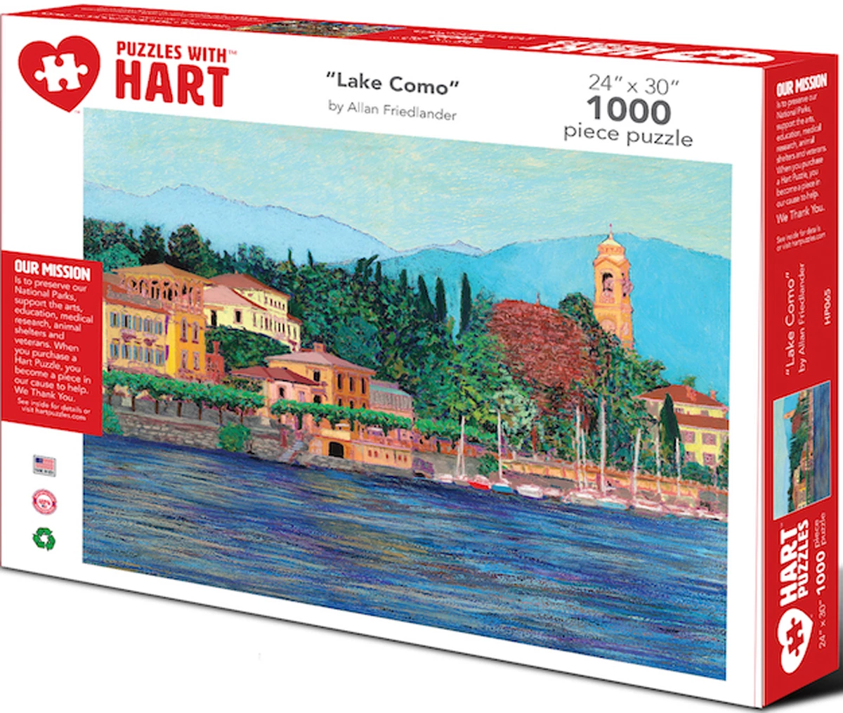 Cheapest โ Hart Puzzles 1000 Pieces Lake Como ๐ - Image 2