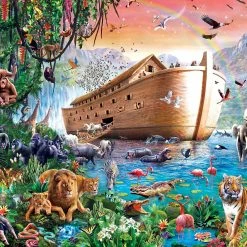 Brand new ❤️ MasterPieces 550 Pieces Noah’s Ark Finds Shore 🥰