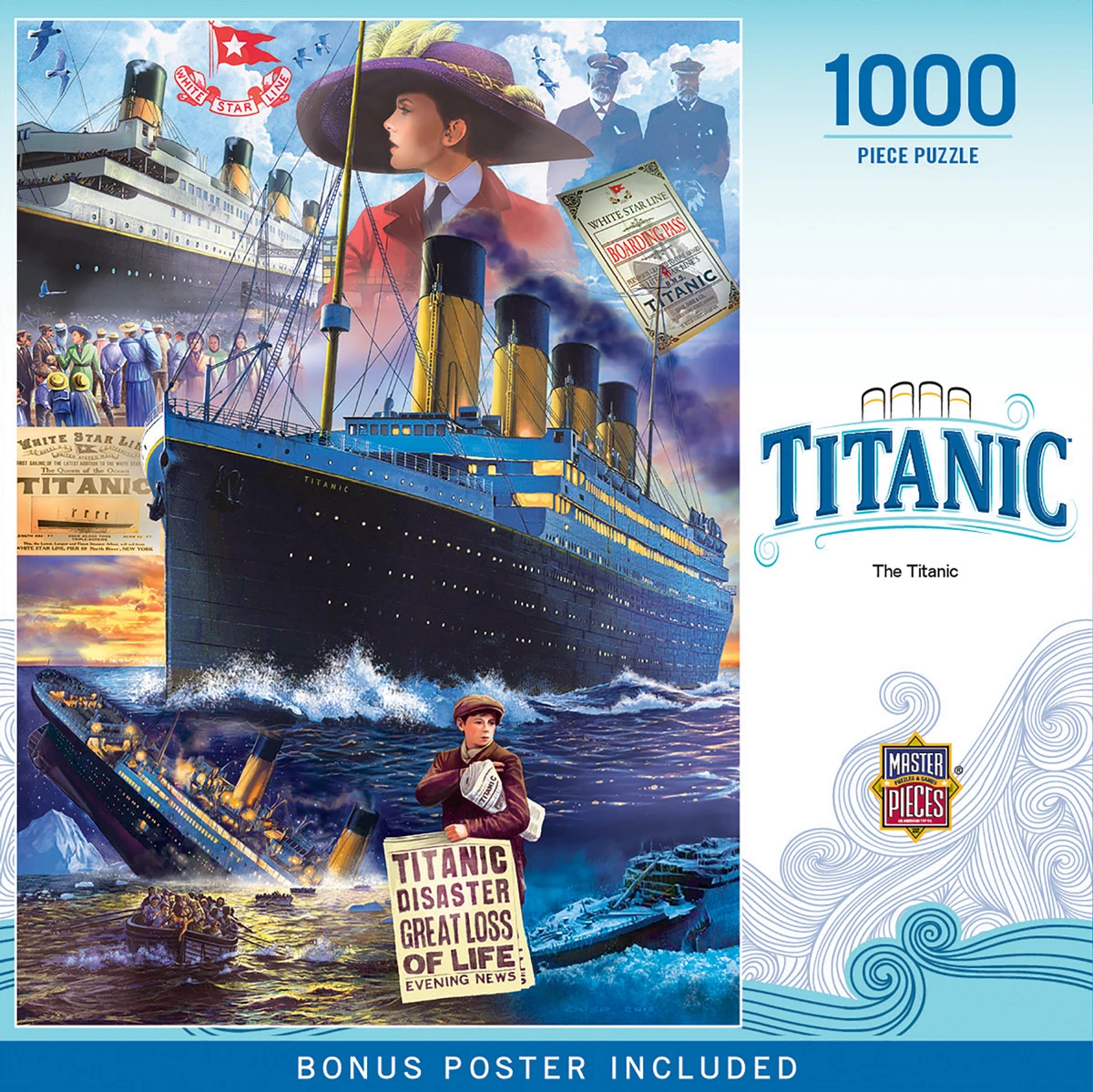 Cheapest 🤩 MasterPieces 1000 Pieces Titanic Collage 😀 - Image 2