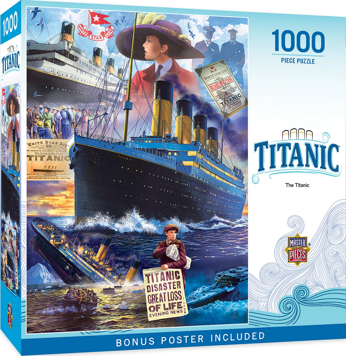 Cheapest 🤩 MasterPieces 1000 Pieces Titanic Collage 😀 - Image 4