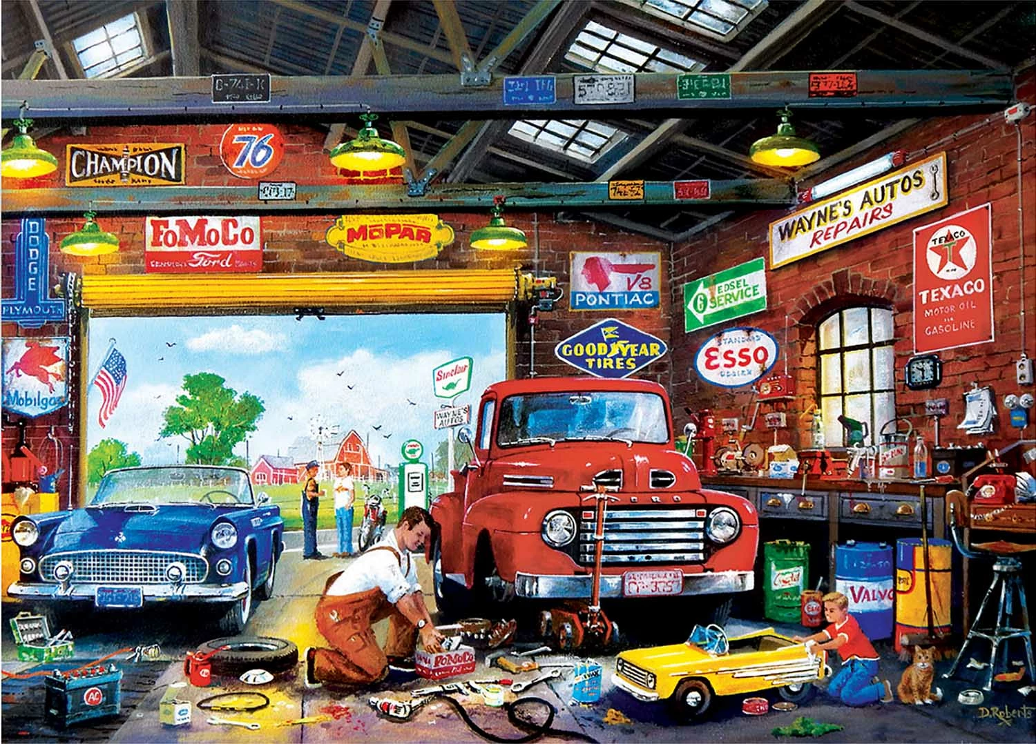 Top 10 ๐ MasterPieces 1000 Pieces Wayne's Garage ๐