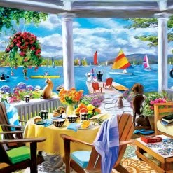 Promo 🔥 MasterPieces 1000 Pieces Seaside Dining View 🔔